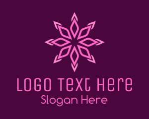 Flower Shop - Crystal Flower Petals logo design