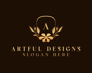 Elegant Flower Bloom logo design