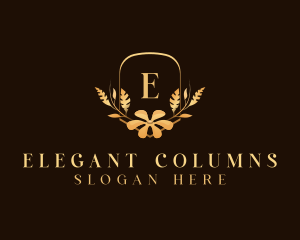 Elegant Flower Bloom logo design