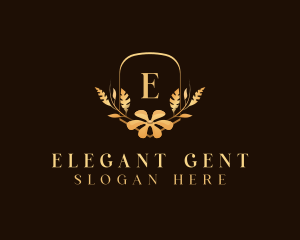 Elegant Flower Bloom logo design