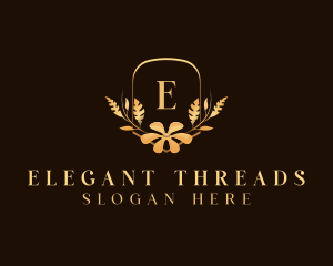 Elegant Flower Bloom logo design