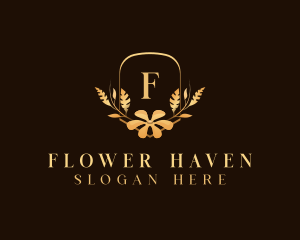 Elegant Flower Bloom logo design