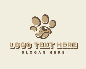 Puppy Daycare - Pet Dog Paw logo design