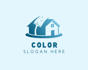 Maid - Residential House Cleaning logo design