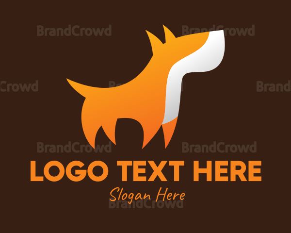 Orange Guard Dog Logo