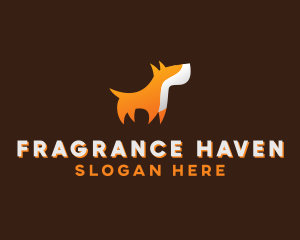 Orange Guard Dog logo design