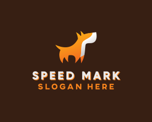 Orange Guard Dog logo design