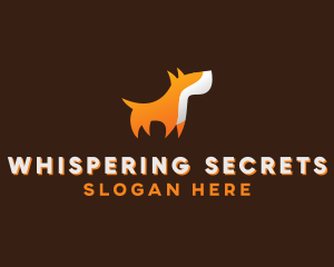 Orange Guard Dog logo design