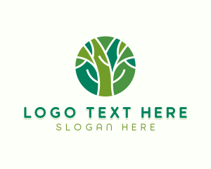 Conservation - Nature Garden Tree logo design