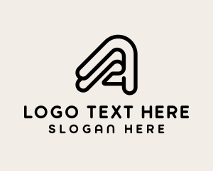 Lettermark - Architect Studio Letter A logo design