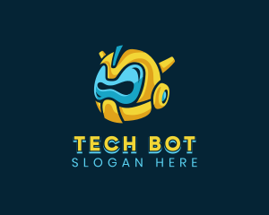 Android Robot Gaming logo design