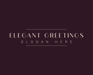 Elegant Minimalist Boutique logo design