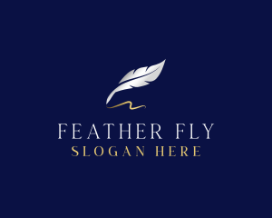 Feather Quill Ink logo design