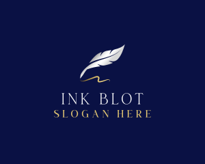 Feather Quill Ink logo design