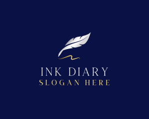 Feather Quill Ink logo design