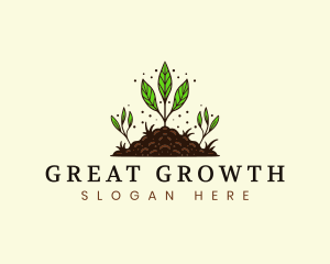 Sprout Plant Gardening logo design