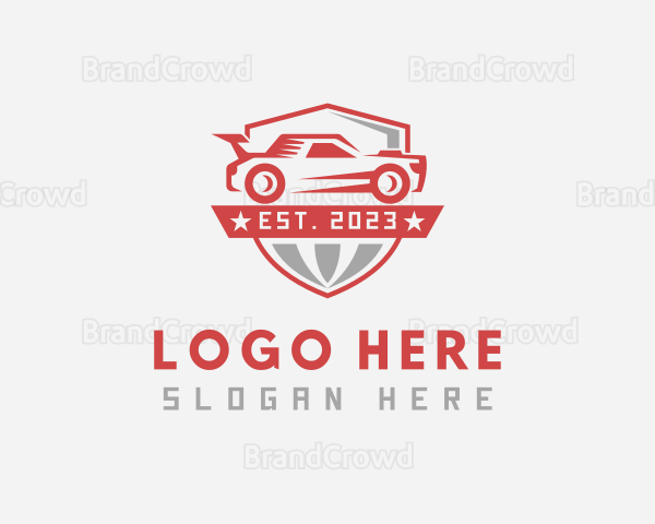 Race Sports Car Logo