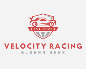 Race Sports Car logo design