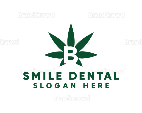 Green Cannabis B Logo