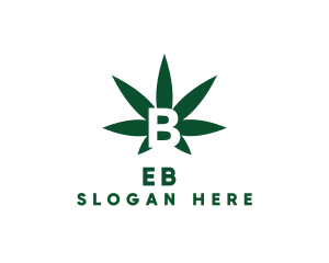Green Cannabis B Logo