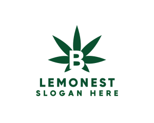 Green Cannabis B Logo