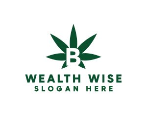 Green Cannabis B Logo