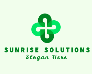 Natural Clover Leaf logo design