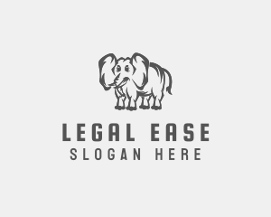 Creature - Mammoth Elephant Zoo logo design