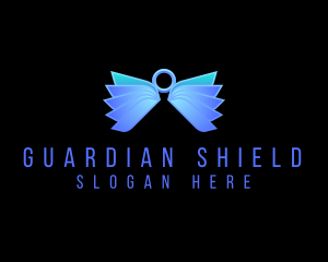 Guardian - Wings Angel Halo logo design