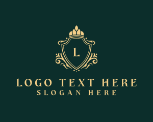 Boutique - Regal Crown Shield logo design