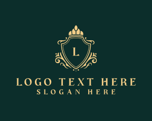 Legal Advice - Regal Crown Shield logo design