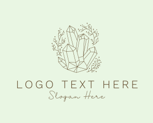 Stalagmite - Precious Stone Souvernir logo design