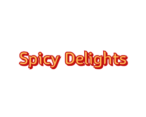 Spicy - Hot Spicy Fire logo design