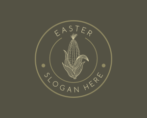 Natural Corn Vegetable Logo