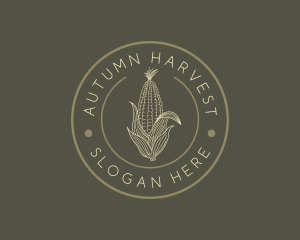 Farm Corn Vegetable logo design