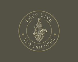 Natural Corn Vegetable logo design