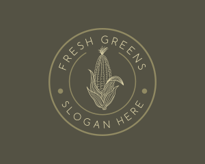 Vegetable - Natural Corn Vegetable logo design