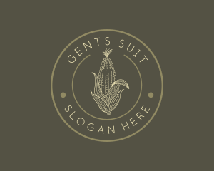 Natural Corn Vegetable logo design