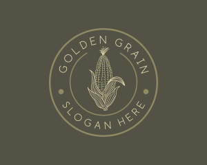 Grain - Natural Corn Vegetable logo design