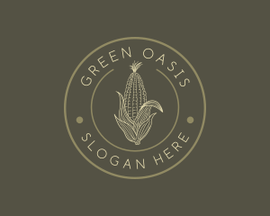 Natural Corn Vegetable logo design