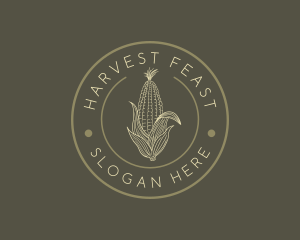 Farm Corn Vegetable logo design