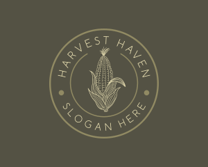 Crop - Natural Corn Vegetable logo design