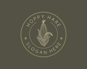 Natural Corn Vegetable logo design