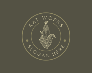 Natural Corn Vegetable logo design