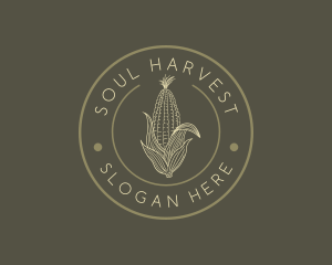 Farm Corn Vegetable logo design