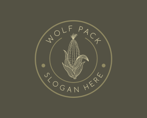 Natural Corn Vegetable logo design