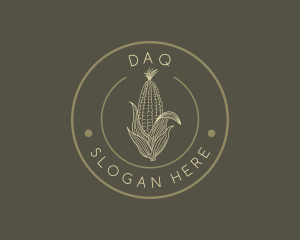 Organic - Natural Corn Vegetable logo design