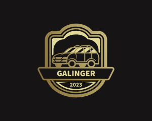 Car Dealership - SUV Car Transportation logo design
