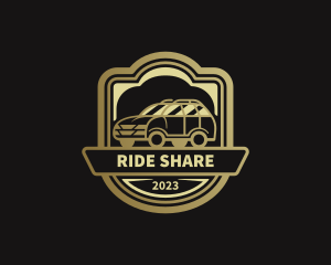 Carpool - SUV Car Transportation logo design