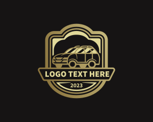 SUV Car Transportation Logo